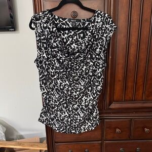 Black and White Women's Top